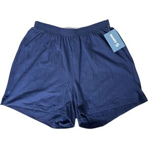 Soffe Women's Junior 1X Cheerleading Dance Gym Cheer Classic Shorts Navy